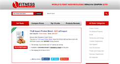 Desktop Screenshot of fitnessdealnews.com